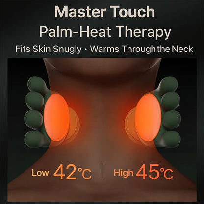 Palmery Pro™ Heated Neck & Shoulder Massager, Real-Hand Kneading Shiatsu Shawl with 3 Intensity Modes for Deep Tension Relief 2026